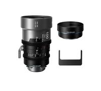 SIRUI IronStar T2.8 1.5x Anamorphic Cine Lens, 100mm 0.5x Macro Manual Focus Cinema Lens with native PL Mount, Interchangeable EF Mount, Blue Flare