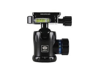 SIRUI K-10II Professional Tripod Ball Head 360° Rotating Panoramic Aluminum Ballhead with Arca Swiss Quick Release Plate and Bubble Level, Load Capacity 44.1 lbs