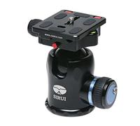 SIRUI K-30X Aluminium Tripod Ball Head 360° Rotating Panoramic Ballhead with TY-60X Arca Swiss Quick Release Plate and Bubble Level for Tripod Monopod DSLR Camera Load Capacity up to 30KG