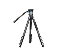 SIRUI L-324F Carbon Fiber Camera Tripod with VH-10 Fluid Video Head, Compact, Flip-Lock Design, Max Load 18kg, 8-Layer Carbon Fiber, 3 Leg Angle Options, for Macro Photography