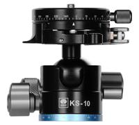 SIRUI Ball Head for Tripod, 29mm Low Profile Ball Head KS-10, 360° Panoramic Aluminium Alloy Tripod Head for DSLR Camera, Camcorder, Ball Head for Tripod, Monopod, Camera Slider, Max Load 15KG