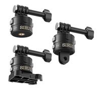 SIRUI Magnetic Quick Release Tripod Mount for Action Camera, 90°Rotatable Mount for Hero, for DJI, for Insta360 with Fixed Finger Mount, 1/4" Threaded Mount, Helmet Head Mount Base, AM-AC01