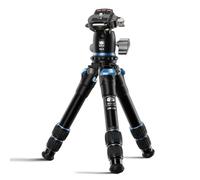 SIRUI Mini Tripod with 360° Panoramic Ball Head, Tabletop Travel Tripod for Camera, Quick Release System, Max Load 33lbs/15KG, Max Height 16.7”, AM-203+KS-5 (AM-203+KS-5)