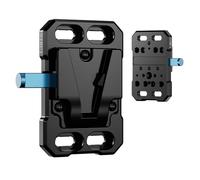 Sirui Mini V Mount Battery Plate, Small V Mount Adapter with 1/4", 3/8", M4, and M3 Multi Threads, SC-VM-B