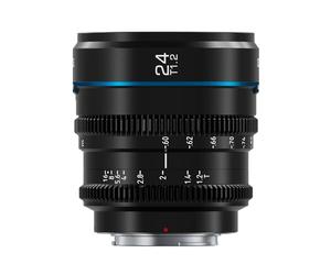 SIRUI Night Walker 24mm Manual Focus Cine Lens, T1.2 Large Aperture S35 Frame Prime Lens for L Mount Cameras, For Sigma FP, S5/S5II/S5IIX, DC-BGH1 (MS24L-B, L Mount, Black)