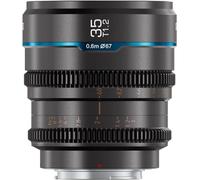 SIRUI Night Walker 35mm Manual Focus Cine Lens, T1.2 Large Aperture S35 Frame Prime Lens for L Mount Cameras, For Sigma FP, S5/S5II/S5IIX, DC-BGH1 (MS35L-G, L Mount, Metal Grey)