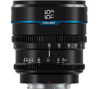 SIRUI Night Walker 55mm Manual Focus Cine Lens, T1.2 Large Aperture S35 Frame Prime Lens for L Mount Cameras, For Sigma FP, S5/S5II/S5IIX, DC-BGH1 (MS55L-B, L Mount, Black)