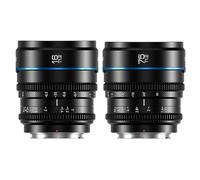 SIRUI Night Walker Manual Focus Cine Lens Set, 16mm, 75mm, T1.2 Large Aperture S35 Frame Prime Lens for L Mount Cameras, For Sigma FP, S5/S5II/S5IIX, DC-BGH1 (MS-2SLB, L Mount, Black)