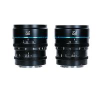 SIRUI Night Walker T1.2 S35 16mm & 75mm Cine Lens Set, Large Aperture Manual Focus Lens for MFT Mount, Black