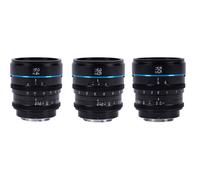 SIRUI Nightwalker Series 24/35/55mm T1.2 S35 Cine Lens Bundle (E Mount, Black)