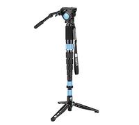SIRUI P-326SR+VH-10 Monopod with Stand and Video Head 20° Tilting / 360° Rotating Aluminium