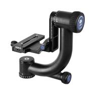 SIRUI PH-20 Carbon Fibre Tripod Gimbal Head with Case, Heavy Duty Panoramic Head for Cameras, 44.1lbs/20kg Payload