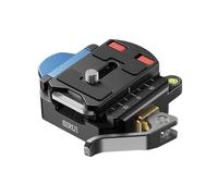 Sirui Quick Release Plate for 38mm Square Arca-type and Clamp Base Kit, Camera Mount Adapter with 1/4" and 3/8" Thread, Quick-Release Attach Mount Plate for Tripod Monopod DSLR Stabilizer, QC-55