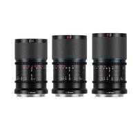 SIRUI Saturn 35mm, 50mm, 75mm Lens Set T2.9 1.6X Full Frame Carbon Fiber Anamorphic Lens, Cine Lens Less Than 500g (Blue Flares, RF Mount)