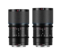 SIRUI Saturn 50mm, 75mm Lens Set T2.9 1.6X Full Frame Carbon Fiber Anamorphic Lens, Cine Lens Less Than 500g (Blue Flares, E Mount)