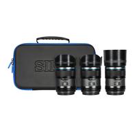 SIRUI Sniper 23mm, 33mm & 56mm F1.2 APSC Lens Kit for Nikon Z (Black, Carbon Fibre)