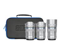 SIRUI Sniper 23mm, 33mm & 56mm F1.2 APSC Lens Kit for Nikon Z (Silver, Carbon Fibre)