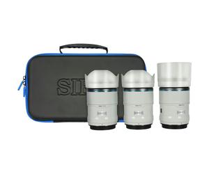 SIRUI Sniper 23mm, 33mm & 56mm F1.2 Lens Kit for Sony E (White)