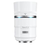 SIRUI Sniper 75mm Autofocus Lens F1.2 APS-C Telephoto Lens, E Mount for A5 A6 A7 FX A9 ZV-E Series Camera (75mm, E Mount, White)