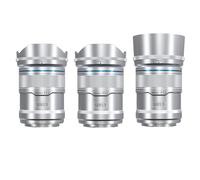SIRUI Sniper F1.2 Autofocus lens Set, 23mm, 33mm, 56mm, Wide Angle APS-C Camera Lens, Z Mount Lens for Zfc, Z6, Z50, Z9(AS-3S-ZS, Z Mount, silver)