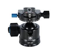 SIRUI ST-20 Ball Head, Stable Panorama Ball Head for Tripod, Cameras, Professional Low-gravity Head, Arca-Swiss Compatible, with QR Plate, Independent Locks, 35kg/77.16lbs Load