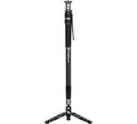 SIRUI SVM-165 Camera Monopod with Feet for Photography, 165cm Carbon Fibre Camera Monopod with Removable Tripod Stand Base, for DSLR, Camcorder, Max Load 10kg