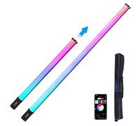 SIRUI T120 RGB LED Handheld Video Light, Telescopic Lamp for Photography 2500K-8000K CRI 97+ 360° Full Colour Stretchy with Rechargeable Battery, 14 Light Scenes, Remote App Control