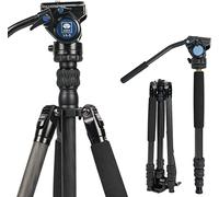 Sirui Traveler VC Carbon fibre Video Camera Tripod with Fluid Video Head