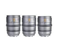 Sirui Vision Prime 1 Series T1.4 Cine Lens Kit 24/35/50mm for Sony E (Metal Grey, Z/RF/L Mounts)