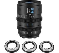 SIRUI VP-1 Vision Prime 1 24mm T1.4 Full Frame Cine Lens, Manual Focus Cinema Lens with Pre-Installed E Mount, Interchangeable L/RF/Z Mounts (Black)