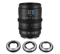 SIRUI VP-1 Vision Prime 1 T1.4 Full Frame Cine Lens, 35mm Manual Focus Cinema Lens with Pre-Installed E Mount, Interchangeable RF/Z/L Mounts, 1 Lens for 4 Mounts (Black, E/RF/Z/L Mounts)