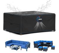 SIRUITON 520D Garden Furniture Covers Waterproof,185x122x74cm