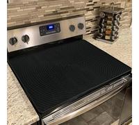 SIRUITON Induction Hob Cover, Silicone Stove Cover, 30 in Professional Induction Hob Protector, Multipurpose Silicone Mat for Kitchen Worktop Protector, Non-Slip, Heat-Proof, Thick, Dish Drying Mat