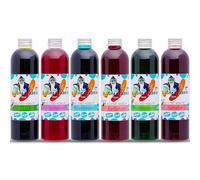 Sirup Party Set 6 x 250 ml for Slush Drinks, Slushy Ice Making Yourself Slush Machine Concentrate 1:5, No Sugar Addition (6 x 250 ml Slushset 2)