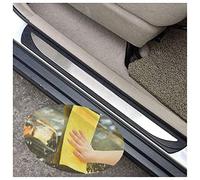 SIRWAX 4Pcs Car Door Sill Stainless Steel Kick Plates for N-issan Qashqai J12 2022-2023 Protector Non-slip Scuff Guard Anti-scratch Threshold Pedal Sticker Auto Accessories Decoration