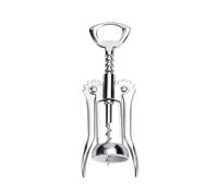 Sirxlevcy 1 PCS Portable Stainless Steel Red Wine Opener Wing Type Metal Sommeliers Wine Corkscrew Bottle Openers Corkscrews Easy to Use
