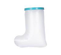 Sirxlevcy 1 Piece Waterproof Leg Cast Cover for Shower Adult Reusable Shower Boot Cover for Leg Foot Ankle