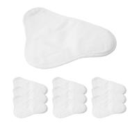 Sirxlevcy 10 Pack Replacement Steam Mop Microfiber Cloth Pad for Triangular Drag