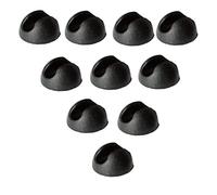 Sirxlevcy 10 PCS Hairpin Leg Protector Feet Metal Coffee Table Leg Feet for 10-12mm Hairpin Table Legs Supplies