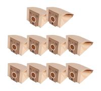 Sirxlevcy 10 Pcs Vacuum Cleaner Kraft Paper Dust Bags Dual Filter Dust Bag Fit for Z1480 ZW1200-211 ZC1120B ZC1120R ZC1120Y ZMO1510 ZMO1511 ZMO1530 ZMO1550 Series