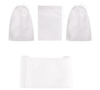 Sirxlevcy 100 Pieces of Mess-Free Cold Brewing Bag Disposable Coffee Filter Bag Fine Mesh Brewing Drawstring Bag