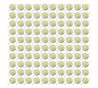Sirxlevcy 100Pcs LED Beads Natural White LED Light 1W High Power Lamp Chip 4000K LED Chip