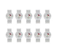 Sirxlevcy 10Pcs 3X3W High Power RGB Red Green LED Light Lamp Saving Lamp Beads Bulbs 6PIN 45MIL 3W High Power Chip
