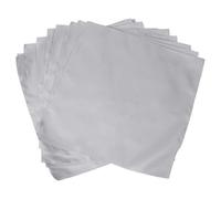 Sirxlevcy 10Pcs 48X48cm Polyester Cloth Napkins for Restaurant Wedding Banquet, Silver Gray