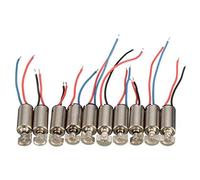 Sirxlevcy 10Pcs mini Cell Phone Vibration Motor Vibrator 4x8mm DC 1.5-3V RC Toys