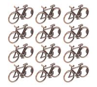 Sirxlevcy 12 Pcs Bicycle Bottle Opener for Wedding Party Souvenir Gift,Metal Beer Bottle Opener Party Favors Gifts(Antique Bronze)