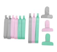 Sirxlevcy 12 Pcs Sealing Chips Food Bag Storage Clips Colorful for Snack and Tea Bags Sandwich Kitchen Clips Potato Chips Sturdy