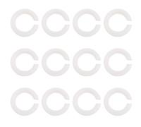 Sirxlevcy 12Pcs Lamp Shade,E27 to E14 Hole Converter,Lampshade for Fitting Screw Lamp Shades to Cap Lampholders