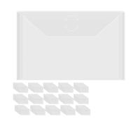 Sirxlevcy 150Pcs 7x5In Storage Envelopes,Resealable Plastic Envelopes Pockets Storage Bag for Clear Stamp,Scrapbook Paper Easy Install Easy to Use