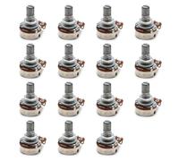 Sirxlevcy 15pcs A Type(Tone) Guitar Accessories 18MM Electric Guitar Small Potentiometer Tone Knob Modulation Switch Handle A500K